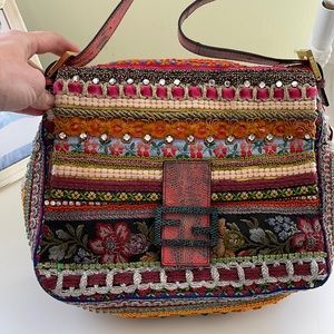 Fendi purse iconic large baguette style